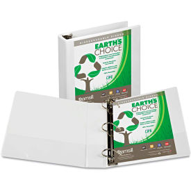 Samsill Earth's Choice Biodegradable Angle-D Ring View Binder, 2" Capacity, White
