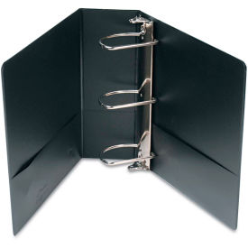 Cardinal XtraValue ClearVue Slant-D Ring Binder, 4", Black