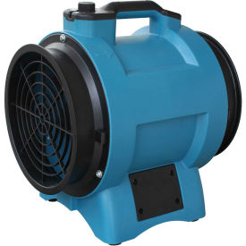8" Industrial Confined Space Axial Fan, Variable Speed 1/3 HP
