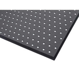 NoTrax Superfoam Perforated Safety/Anti-Fatigue Floor Mat, 3' x 4' x 5/8", Black