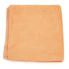 Microworks Microfiber Towel 16" x 16" 300GSM, Orange 12 Towels/Pack