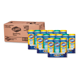 Clorox Disinfecting Wipes, 7" x 8", Fresh/Lemon Variety Pack, 35/Can, 15 Cans/Case, 30112