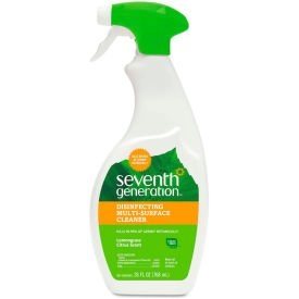 Seventh Generation Disinfecting Spray Cleaner Lemongrass/Thyme, 26 oz. Bottle, One Bottle
