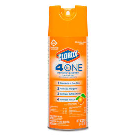 Clorox 4-in-One Disinfectant & Sanitizer Citrus, 14oz, One Aerosol Can, CLO31043