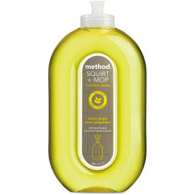 Method Squirt + Mop Wood Floor Cleaner Lemon Ginger, One 25oz Bottle, MTH00563