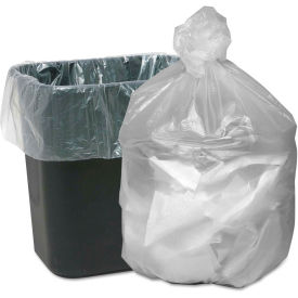 Good 'n Tuff HD Waste Can Liners 16 Gallon 0.20 Mil, Natural 1000 Bags/Box, WBIGNT2433