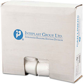 Inteplast Group Low Density Can Liner 16 Gallon 0.35 Mil, Clear 50 Bags/Roll 20/Box, IBSSL2433LTN
