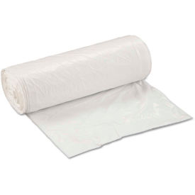 Inteplast Group Low Density Can Liner 30 Gallon 0.80 Mil, White 25 Bags/Roll 8/Box, IBSSL3036XHW