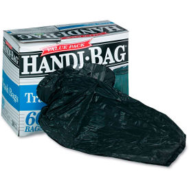 Super Value Pack Trash Bag 30 Gallon 0.69 Mil, Black 60 Bags/Box, WBIHAB6FT60