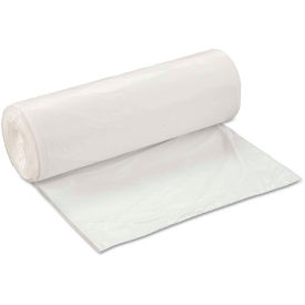Inteplast Group Low Density Can Liner 60 Gallon 0.70 Mil, White 25 Bags/Roll 4/Box, IBSSL3858XHW2