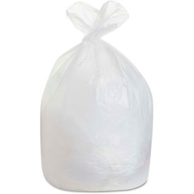 Boardwalk High-Density Can Liners, 60 gal, 38" x 58", Natural, 25 Bags/Roll, 6 Rolls/Case