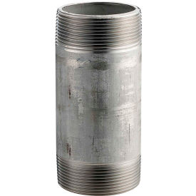 Merit Brass 1-1/2" X 3" 304 Stainless Steel Pipe Nipple