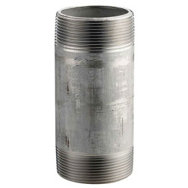 Merit Brass 1/2" X 3" 304 Stainless Steel Pipe Nipple