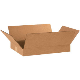 18" x 12" x 2" Flat Corrugated Boxes - Pkg Qty 25