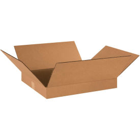 18" x 16" x 2" Flat Corrugated Boxes - Pkg Qty 25