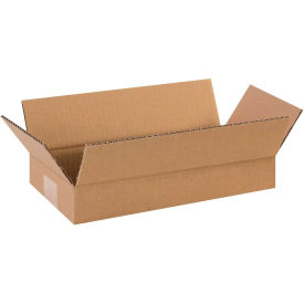 14" x 6" x 2" Flat Corrugated Boxes - Pkg Qty 25