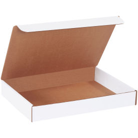 14"x10"x2" Corrugated Literature Mailer, White - Pkg Qty 50