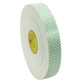 Double Sided Foam Tape 1" x 5 Yds 1/16" Thick Natural - 3M 4016