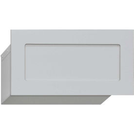 Salsbury Industries Door Mail Drop Slot, Aluminum