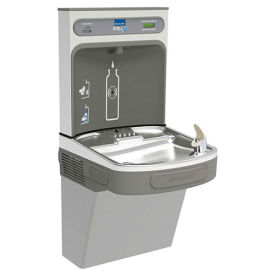 EZH2O Water Bottle Refilling Station, Single, Non Refrigerated, Filtered, Light Gray