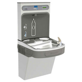 EZH2O Water Bottle Refilling Station, Single, Non Refrigerated, Filtered, Stainless