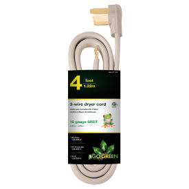 4' 3 Wire - Dryer Cord - 30 Amp
