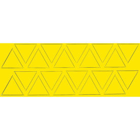 3/4" Yellow Magnetic Triangles 20/Pk