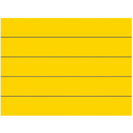 Magnetic Yellow  Strips 6"X7/8", 25 Per Pack