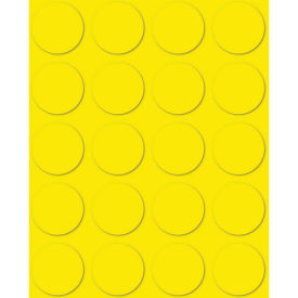 3/4" Yellow Magnetic Circles 20/Pk