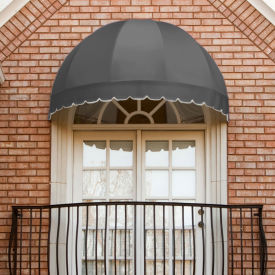 Awntech Window/Entry Awning Gray 3-3/8'W x 1-11/16'D x 1-11/16'H