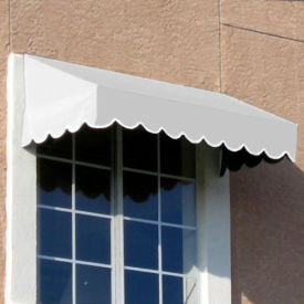 Awntech Window/Entry Awning 3-3/8'W x 2'H x 3-1/2'D Off White