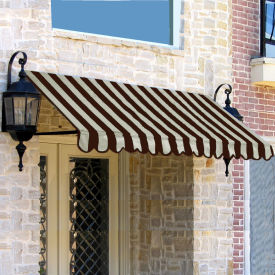Awntech Window/Entry Awning 10-3/8'W x 2'H x 3-1/2'D Brown/Tan