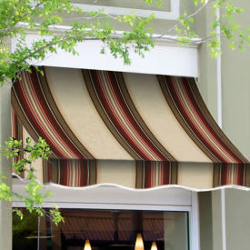 Awntech Window/Entry Awning 10-3/8'W x 2-9/16'H x 2'D Brown/Terra Cotta