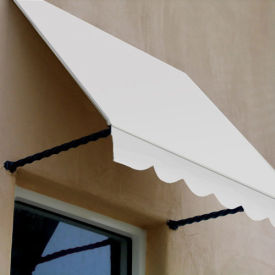 Awntech Window/Entry Awning 10-3/8'W x 2'H x 1'D Off White