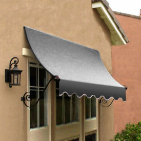 Awntech Window/Entry Awning 3-3/8'W x 3-11/16'H x 2'D Gray