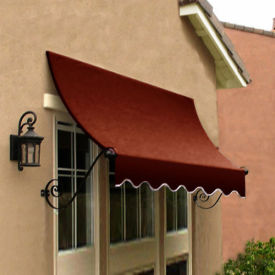 Awntech Window/Entry Awning 3-3/8'W x 4-11/16'H x 3'D Terra Cotta