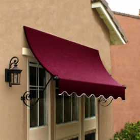 Awntech Window/Entry Awning 4-3/8'W x 2'H x 1'D Burgundy