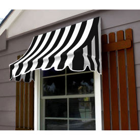 Awntech Window/Entry Awning 8-3/8'W x 2-9/16'H x 2'D Black/White