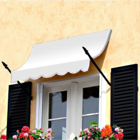 Awntech Spear Arm Awning 5-3/8'W x 3-11/16'H x 2'D Off White