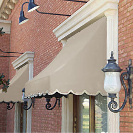 Awntech Window/Entry Awning 7-3/8'W x 2-9/16'H x 2'D Linen