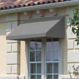 Awntech Window/Entry Awning 10-3/8'W x 1-5/16'H x 2-1/2'D Gray