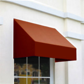 Awntech Window/Entry Awning 10-3/8'W x 3-11/16'H x 4'D Terra Cotta