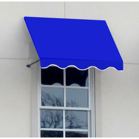 Awntech Window/Entry Awning 10-3/8'W x 4-11/16'H x 4'D Bright Blue