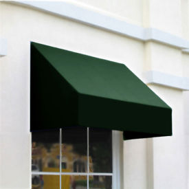 Awntech Window/Entry Awning 3-3/8'W x 4-13/16'H x 3'D Forest Green