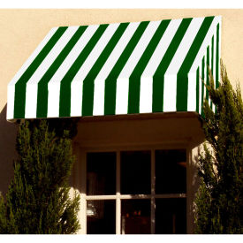 Awntech Window/Entry Awning 3-3/8'W x 4-13/16'H x 3'D Forest Green/White