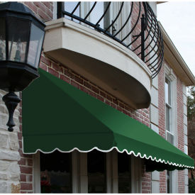 Awntech Window/Entry Awning 10-3/8'W x 2-9/16'H x 2'D Forest Green