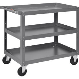3 Shelf Steel Stock Cart, 800 Lb. Capacity, 36"L x 24"W x 36"H
