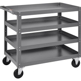 4 Shelf Steel Stock Cart, 800 Lb. Capacity, 36"L x 24"W x 36"H
