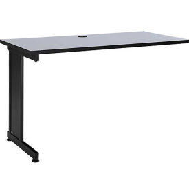 Global Industrial 48"W x 24"D Left Handed Return Table, Gray