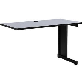Global Industrial 48"W x 24"D Right Handed Return Table, Gray